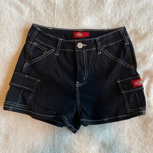 Black dickies shorts with white trim from PacSun